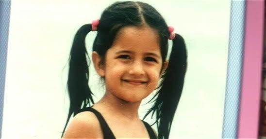 katrina kaif rare picture from childhood