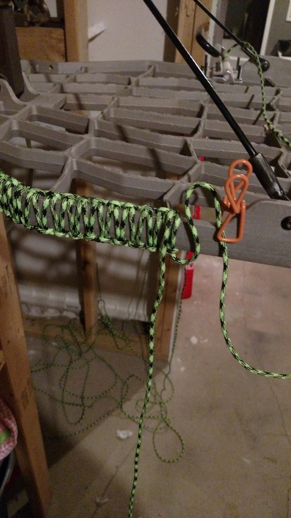 Paracord wrapping a treestand DIY Pictorial Page 4 The Hunting Beast