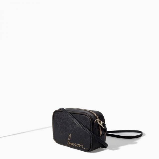 Zara Bonsoir mini messenger bag Authentic!! - 1