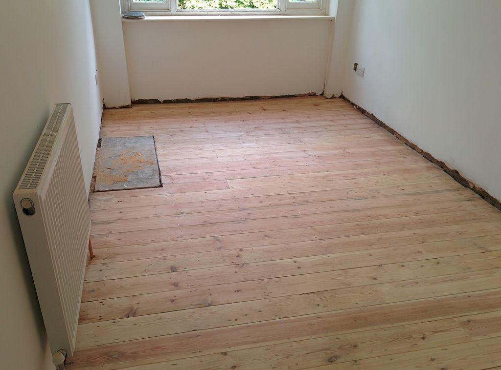 Wonderful wood floor after restoration in Floor Sanding North London