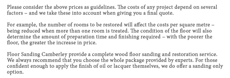 Affordable Floor Sanding Services in Floor Sanding Camberley