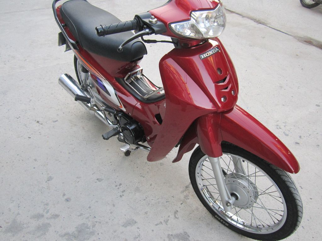 Cần bán 1 xe Honda WAVE Anpha ZIN 2002 (Đỏ Đô)=> keng xì beng - 2