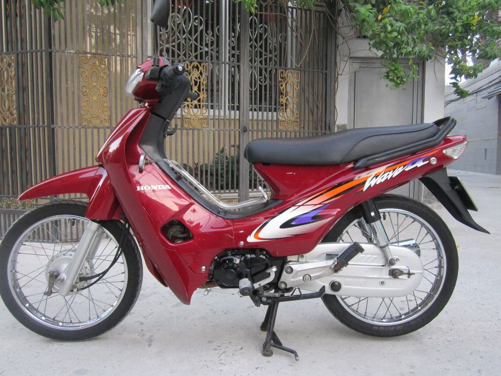 Cần bán 1 xe Honda WAVE Anpha ZIN 2002 (Đỏ Đô)=> keng xì beng - 6