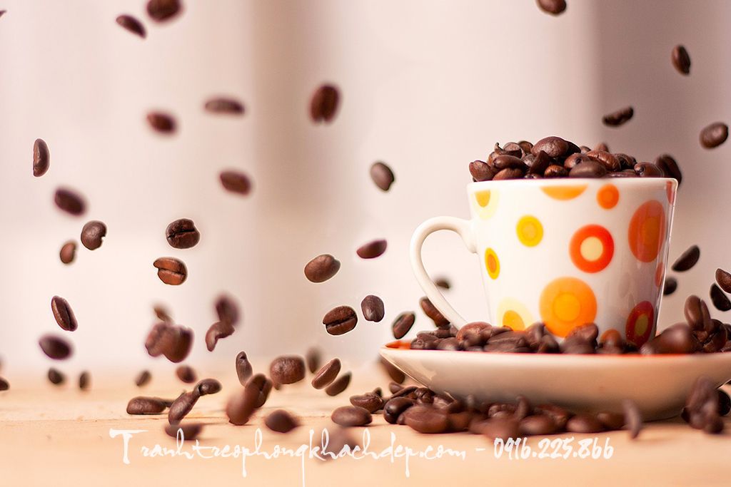 Tranh canvas tĩnh vật tách cafe đẹp ấn tượng Tranh canvas tĩnh vật tách cafe đẹp ấn tượng