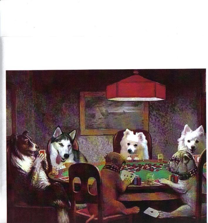 dogs playing poker. Shira#39;s Dogs Playing Poker
