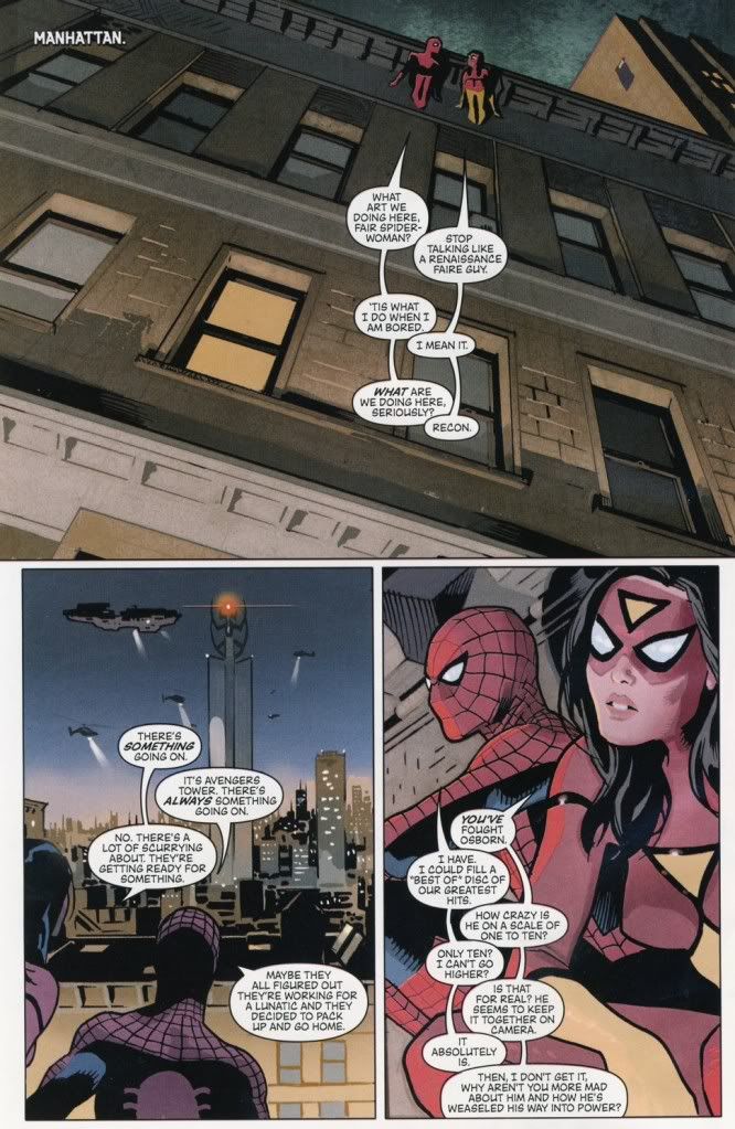 scans_daily | Jessica Drew and Peter Parker: Is this a date?