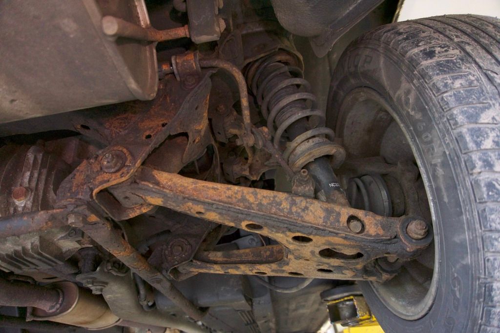Rear Off Side Suspension Components