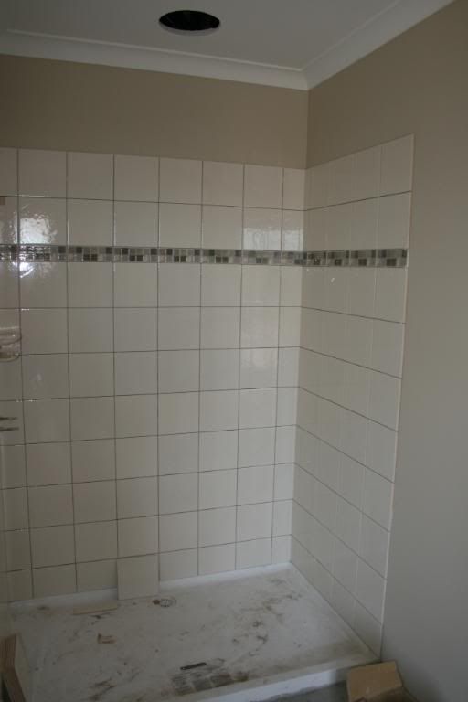 Shower tiling