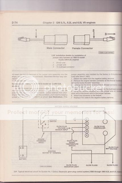 Typical Glow Plug Wiring Diagram