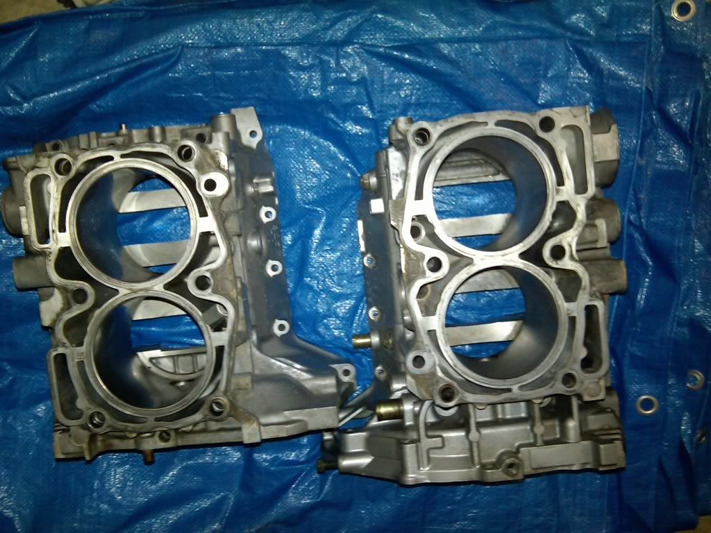 04 sti ej257 block halves, sleeves, 03 wrx ej20 block halves - NASIOC